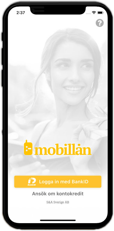 Ladda hem Mobillån appen på Googleplay